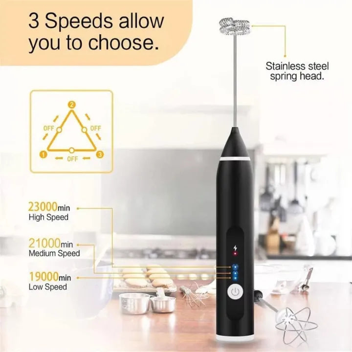 Rechargeable 2 in 1 Coffee Beater