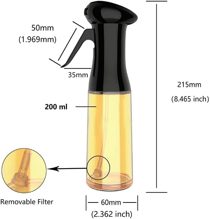 Kitchen Oil Spray Glass Bottle