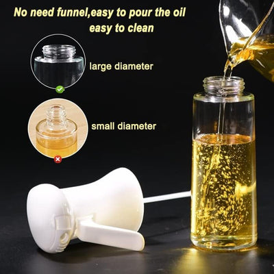 Kitchen Oil Spray Glass Bottle