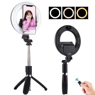 Vlogging Selfie Light Bluetooth Selfie Stick Tripod Mount