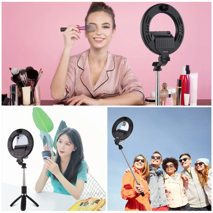 Vlogging Selfie Light Bluetooth Selfie Stick Tripod Mount