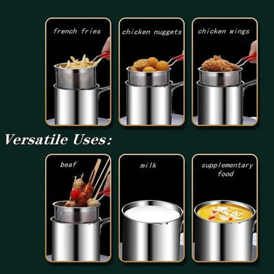 Stainless Steel Deep Frying Pot